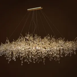 Chandelier serip bijout oval large chandelier